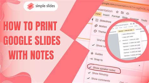 How to Print Slide Notes in Google Slides: A Detailed Guide with Q&A