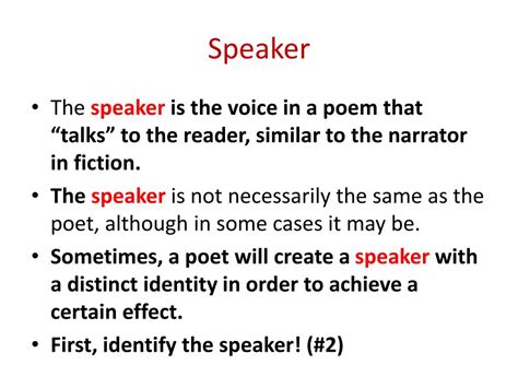 Speaker Definition in Poetry: Unraveling the Mysteries of Poetic Expression